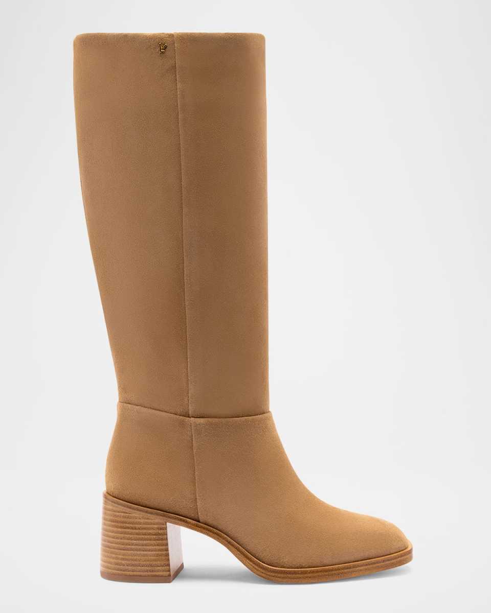 Ricky Suede Knee Boots